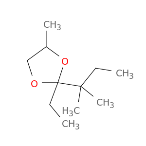 1,3-Dioxolane, 2-(1,1-dimethylpropyl)-2-ethyl-4-methyl-