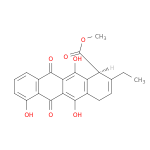 1-Naphthacenecarboxylicacid, 2-ethyl-1,4,6,11-tetrahydro-5,7,12-trihydroxy-6,11-dioxo-, methyl ester,(S)- (9CI)