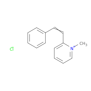 Pyridinium, 1-methyl(2-phenylethenyl)-, chloride
