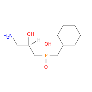 Phosphinic acid, [(2R)-3-amino-2-hydroxypropyl](cyclohexylmethyl)-
