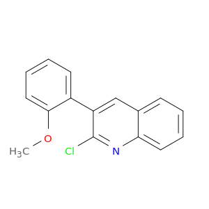 Quinoline, 2-chloro-3-(2-methoxyphenyl)-