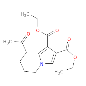 1H-Pyrrole-3,4-dicarboxylic acid, 1-(5-oxohexyl)-, 3,4-diethyl ester
