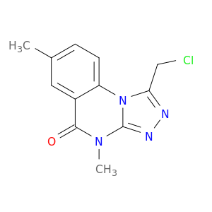 1-(Chloromethyl)-4,7-dimethyl-4H,5H-[1,2,4]triazolo[4,3-a]quinazolin-5-one