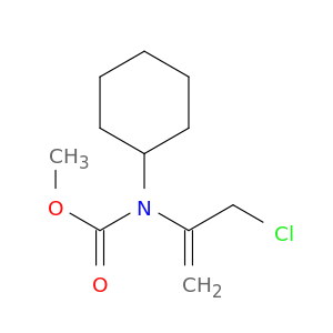 Carbamic acid, [1-(chloromethyl)ethenyl]cyclohexyl-, methyl ester