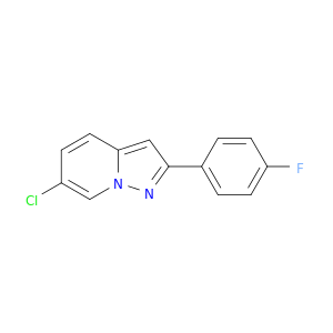 Pyrazolo[1,5-a]pyridine,6-chloro-2-(4-fluorophenyl)-