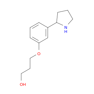 1-Propanol, 3-[3-(2-pyrrolidinyl)phenoxy]-