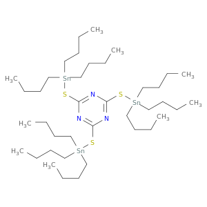 1,3,5-Triazine, 2,4,6-tris[(tributylstannyl)thio]-