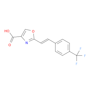 4-Oxazolecarboxylic acid, 2-[(1E)-2-[4-(trifluoromethyl)phenyl]ethenyl]-