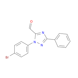 1H-1,2,4-Triazole-5-carboxaldehyde, 1-(4-bromophenyl)-3-phenyl-