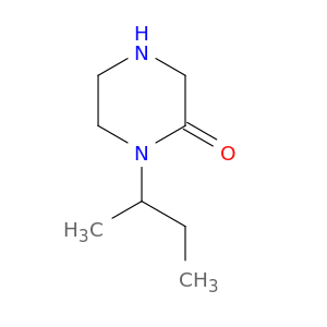 2-Piperazinone,1-(1-methylpropyl)-