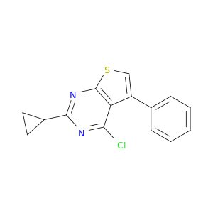 4-Chloro-2-cyclopropyl-5-phenylthieno[2,3-d]pyrimidine