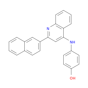 Phenol, 4-[[2-(2-naphthalenyl)-4-quinolinyl]amino]-