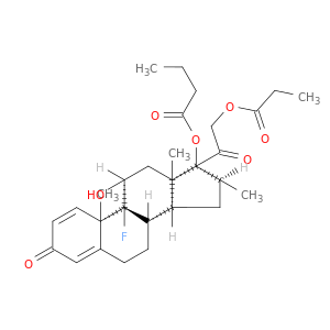 (11β,16β)-9-氟-11-羟基-16-甲基-17-(1-氧丁福毒)-21-(1-氧丙氧基)PREGNA-1,4-二烯-3,20-二酮