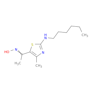Ethanone, 1-[2-(hexylamino)-4-methyl-5-thiazolyl]-, oxime