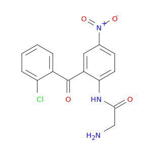 2-胺基乙酰氨基-5-硝基-2'-氯二苯甲酮