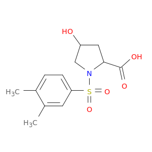 1-(3,4-Dimethylbenzenesulfonyl)-4-hydroxypyrrolidine-2-carboxylic Acid