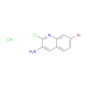 7-Bromo-2-chloroquinolin-3-amine hydrochloride