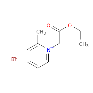 吡啶,1-(2-乙氧基-2-氧乙基)-2-甲基-,溴(1：1)