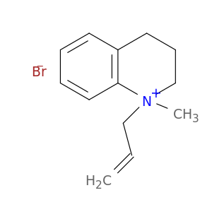 Quinolinium, 1,2,3,4-tetrahydro-1-methyl-1-(2-propenyl)-, bromide