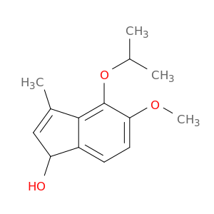 1H-Inden-1-ol, 5-methoxy-3-methyl-4-(1-methylethoxy)-