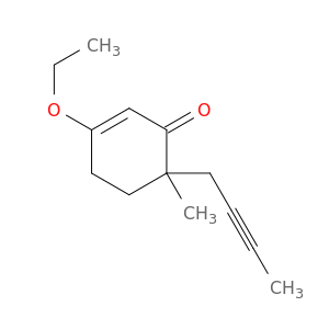 2-Cyclohexen-1-one, 6-(2-butynyl)-3-ethoxy-6-methyl-