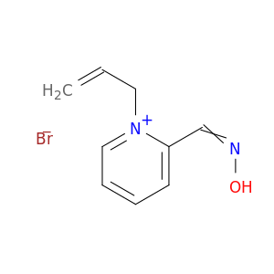 Pyridinium, 2-[(hydroxyimino)methyl]-1-(2-propenyl)-, bromide