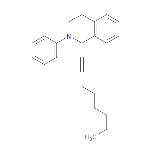 Isoquinoline, 1,2,3,4-tetrahydro-1-(1-octynyl)-2-phenyl-