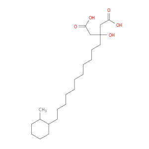 Pentanedioic acid, 3-hydroxy-3-[11-(2-methylcyclohexyl)undecyl]-
