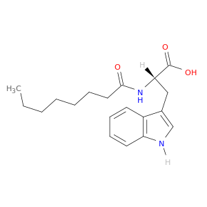 L-Tryptophan, N-(1-oxooctyl)-