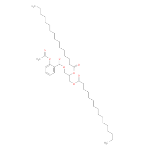 Benzoic acid, 2-(acetyloxy)-, 2,3-bis[(1-oxohexadecyl)oxy]propyl ester