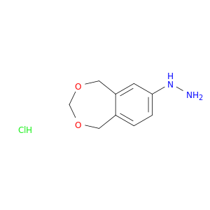 (1,5-Dihydrobenzo[e][1,3]dioxepin-7-yl)hydrazine hydrochloride