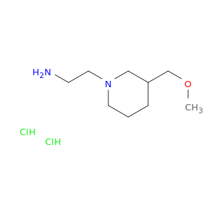 2-[3-(Methoxymethyl)piperidin-1-yl]ethan-1-amine Dihydrochloride