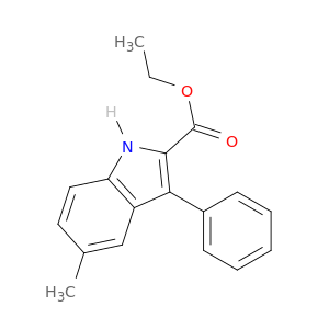 1H-Indole-2-carboxylic acid, 5-methyl-3-phenyl-, ethyl ester