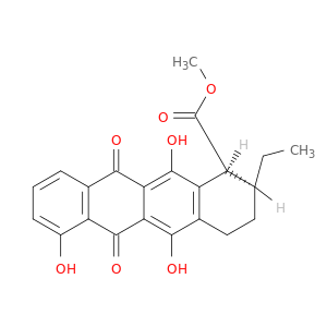 METHYL (1S,2S)-2-ETHYL-5,7,12-TRIHYDROXY-6,11-DIOXO-1,2,3,4-TETRAHYDROTETRACENE-1-CARBOXYLATE