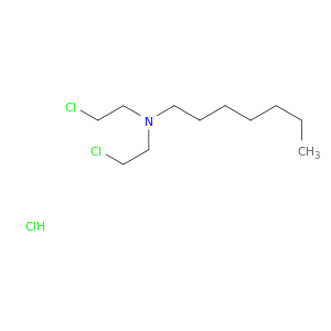 1-Heptanamine,N,N-bis(2-chloroethyl)-, hydrochloride (1:1)