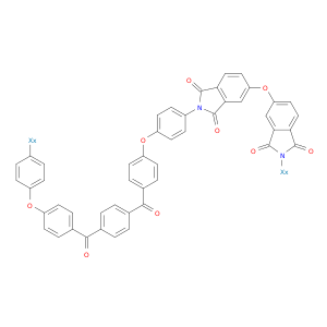Poly[(1,3-dihydro-1,3-dioxo-2H-isoindole-2,5-diyl)oxy(1,3-dihydro-1,3-dioxo-2H-isoindole-5,2-diyl)-1,4-phenyleneoxy-1,4-phenylenecarbonyl-1,4-phenylenecarbonyl-1,4-phenyleneoxy-1,4-phenylene](9CI)
