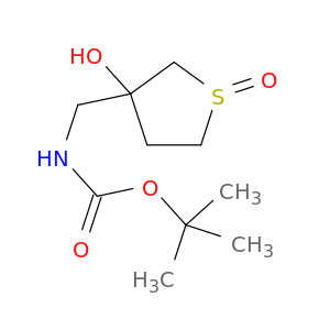 tert-Butyl ((3-hydroxy-1-oxidotetrahydrothiophen-3-yl)methyl)carbamate