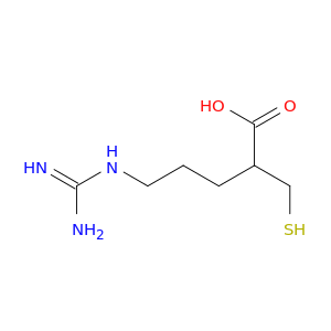 5-carbamimidamido-2-(sulfanylmethyl)pentanoic acid