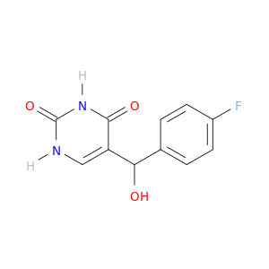 2,4(1H,3H)-Pyrimidinedione,5-[(4-fluorophenyl)hydroxymethyl]-