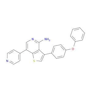 Thieno[3,2-c]pyridin-4-amine, 3-(4-phenoxyphenyl)-7-(4-pyridinyl)-