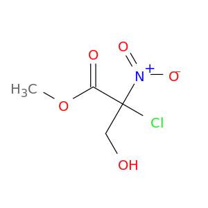Propanoic acid, 2-chloro-3-hydroxy-2-nitro-, methyl ester