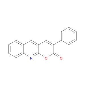 2H-Pyrano[2,3-b]quinolin-2-one, 3-phenyl-