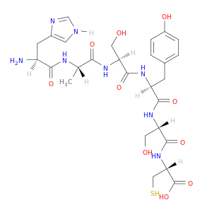 L-Cysteine, L-histidyl-L-alanyl-L-seryl-L-tyrosyl-L-seryl-