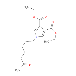 1H-Pyrrole-3,4-dicarboxylic acid, 1-(6-oxoheptyl)-, 3,4-diethyl ester