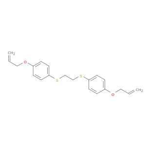 Benzene, 1,1'-[1,2-ethanediylbis(thio)]bis[4-(2-propenyloxy)-