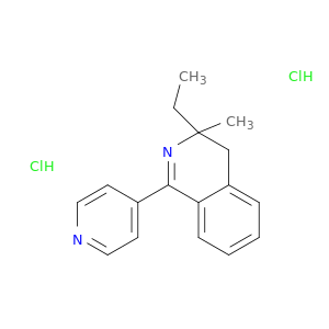 3-ethyl-3-methyl-1-(pyridin-4-yl)-3,4-dihydroisoquinoline dihydrochloride