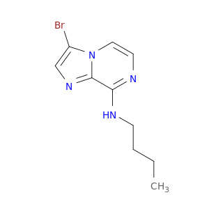 Imidazo[1,2-a]pyrazin-8-amine, 3-bromo-N-butyl-