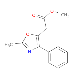 5-Oxazoleacetic acid, 2-methyl-4-phenyl-, methyl ester