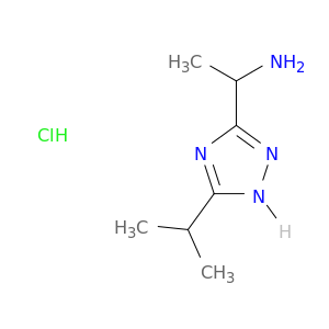 1-[5-(propan-2-yl)-1H-1,2,4-triazol-3-yl]ethan-1-amine hydrochloride