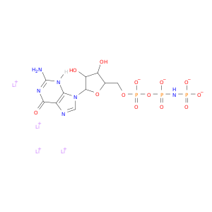 5'-Guanylylimidodiphosphate Tetralithium Salt